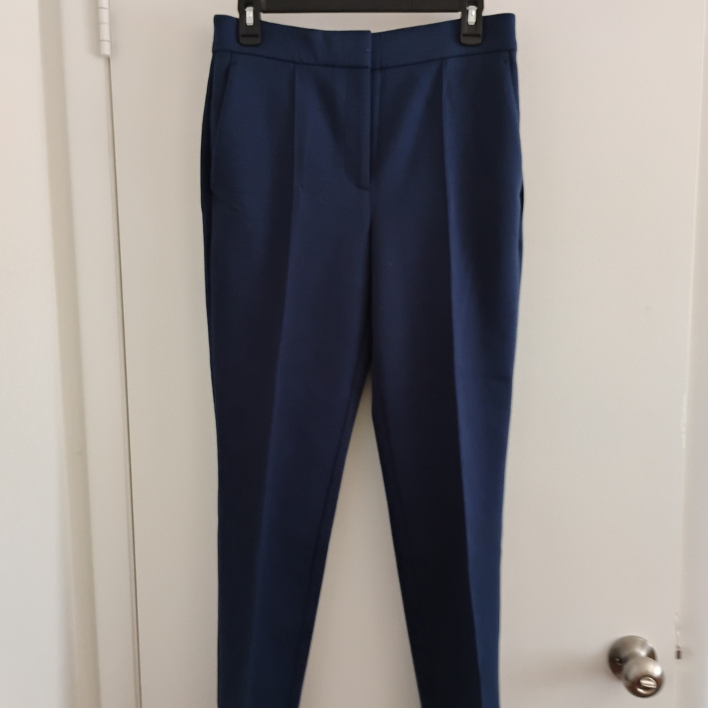 Ann Taylor Navy Tailored Trousers